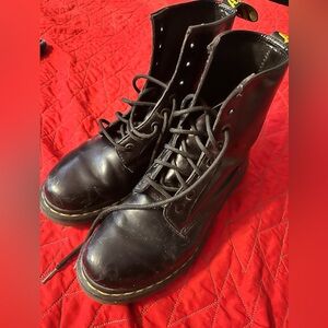 Dr. Martens Black Leather Boots